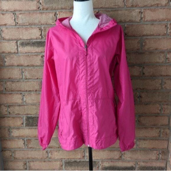 Columbia hot pink windbreaker jacket - Picture 1 of 6